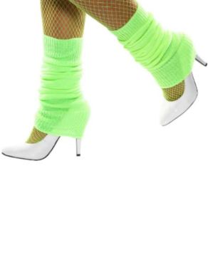 80s Leg Warmers - Lime